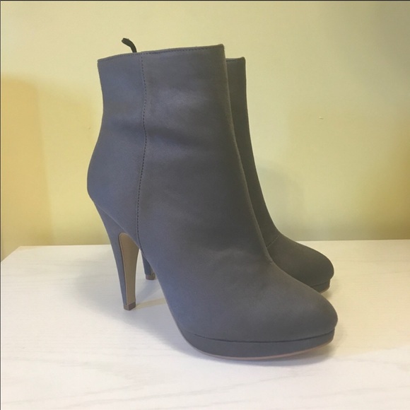 Gray Ankle Booties - Picture 2 of 7